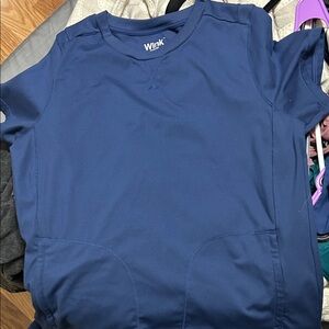 Wink Navy Blue Professional Top